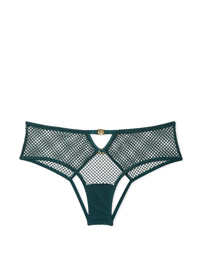 Open-Back Fishnet Cheeky Panty image number 2