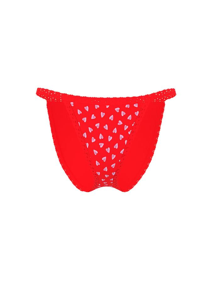 Wink Lace-Trim String Bikini Panty image number 2