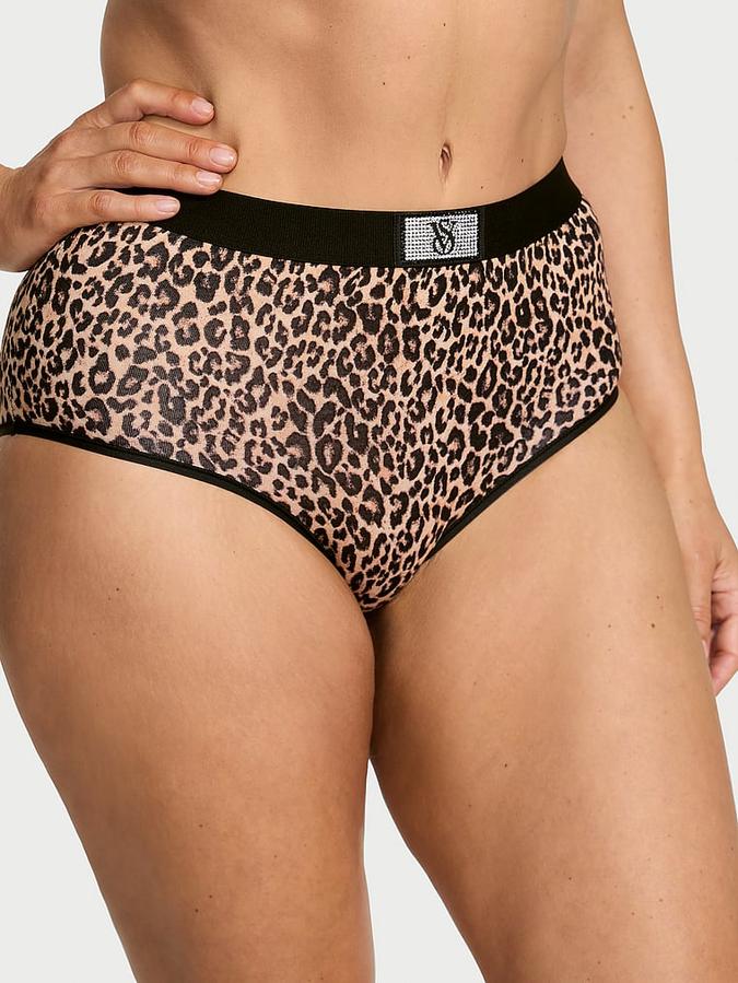 Logo Cotton Shine Patch Modern Brief Panty