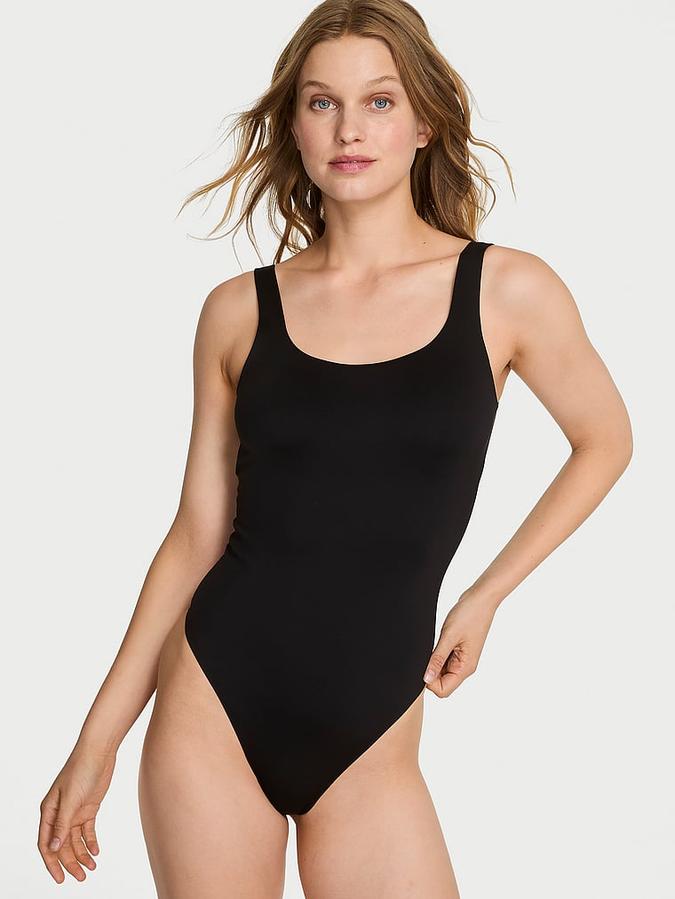 Luxe Contour Square-Neck Bodysuit image number 0