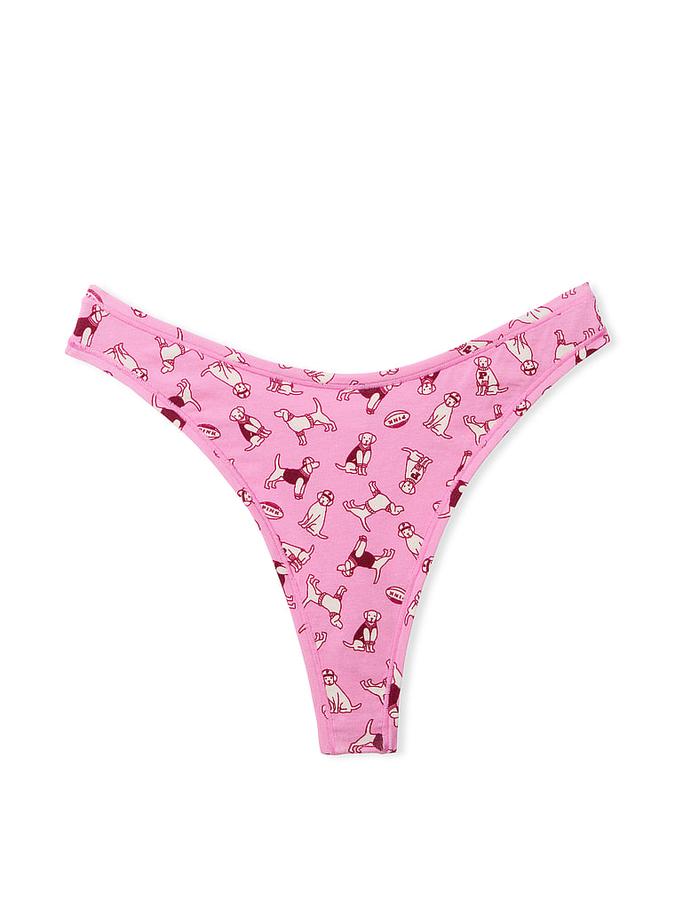 Cotton High-Leg Thong Panty image number 2