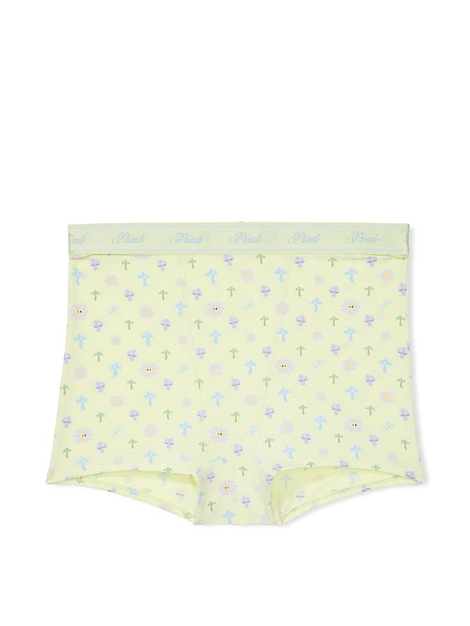 Logo Cotton High-Waist Boyshort Panty image number 2