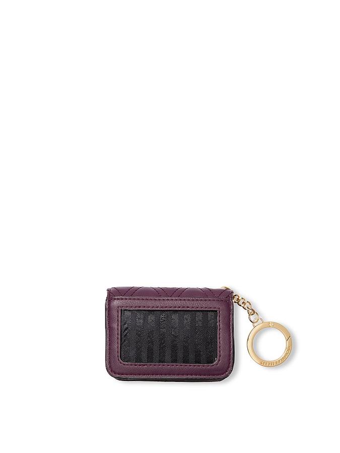 The Victoria Flap Card Case Keychain Burgundy image number 1