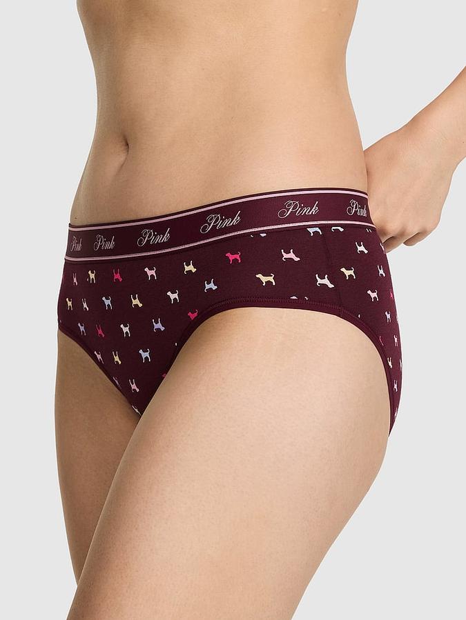 Logo Cotton Hiphugger Panty