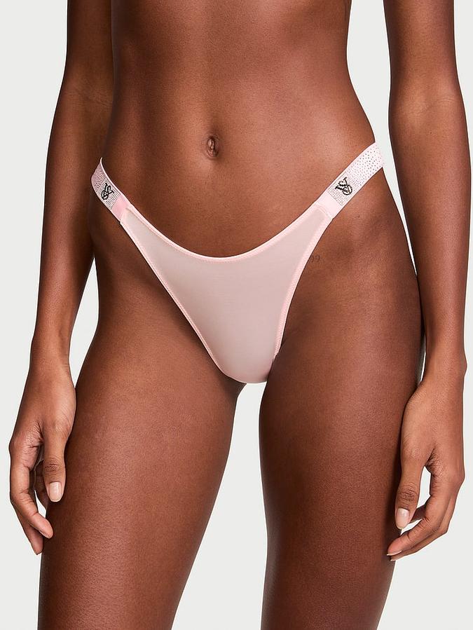 Scattered Shine Strap Brazilian Panty image number 0