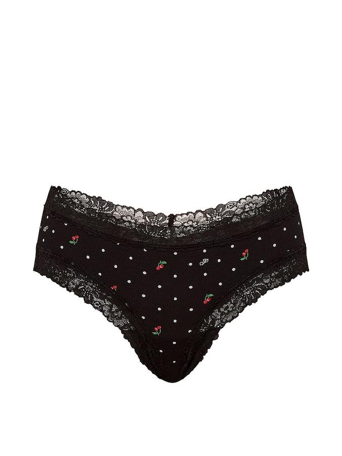 PINK Wink&trade; Lace-Trim Cheeky Panty image number 2