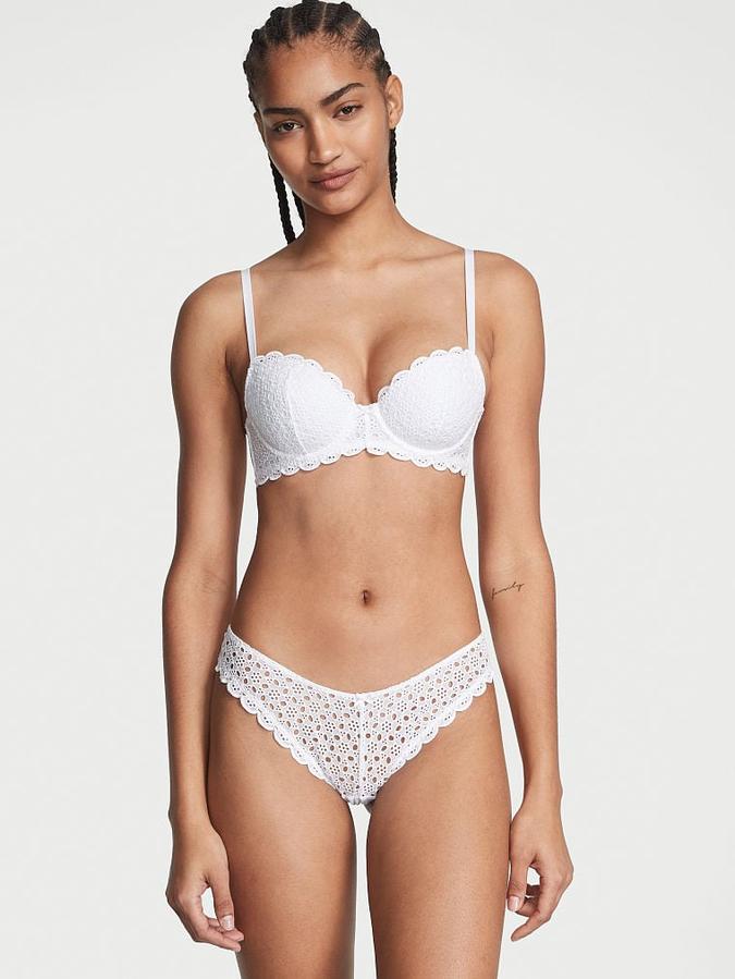 Eyelet Lace Brazilian Panty image number 0