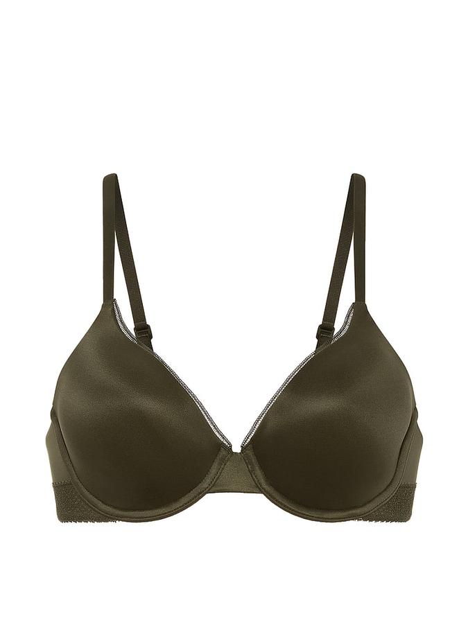 Lace-Trim Lightly Lined Full-Coverage Bra image number 2