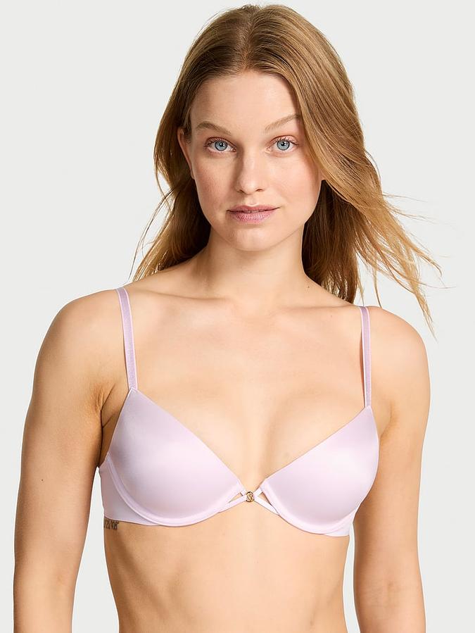 Smooth Lightly Lined Plunge Demi Bra