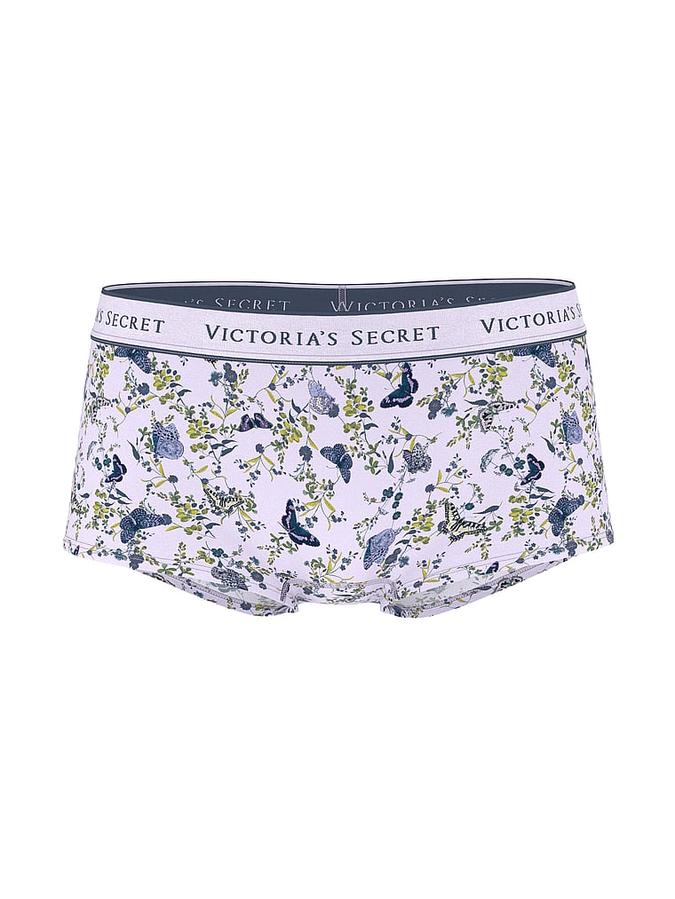 Logo Cotton Boyshort Panty image number 0
