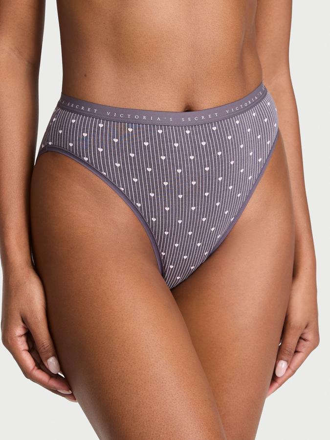 Stretch Cotton High-Leg Brief Panty image number 0