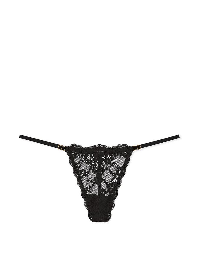 Lace Adjustable V-String Panty image number 0