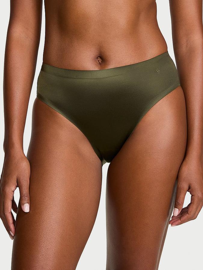 No-Show High-Shine Mid-Rise Bikini Panty