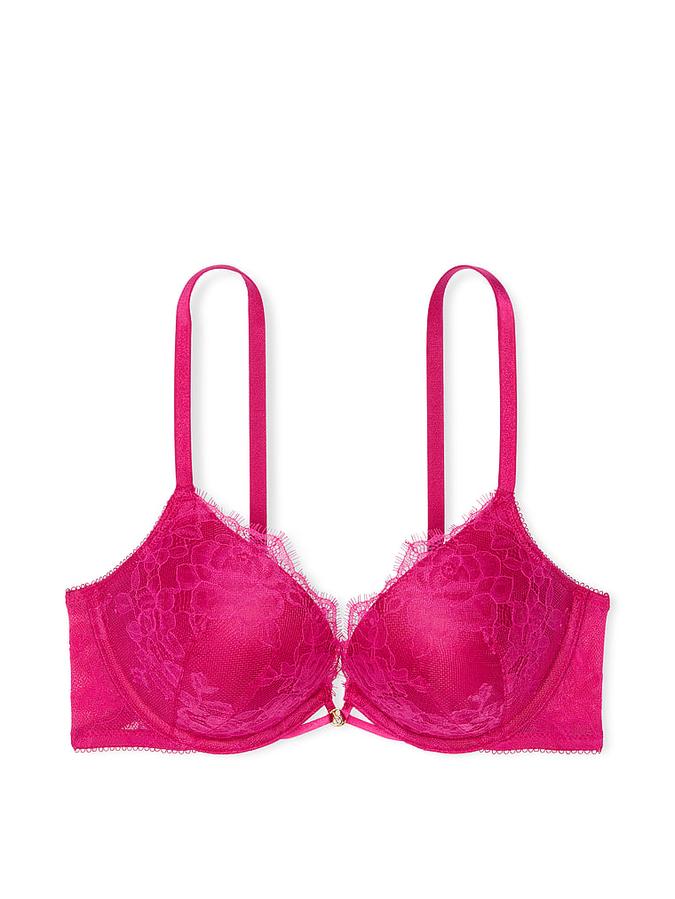 Bombshell Add-2-Cups Rose Lace Push-Up Bra image number 2