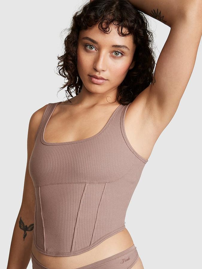 Base Cotton Corset Top image number 0