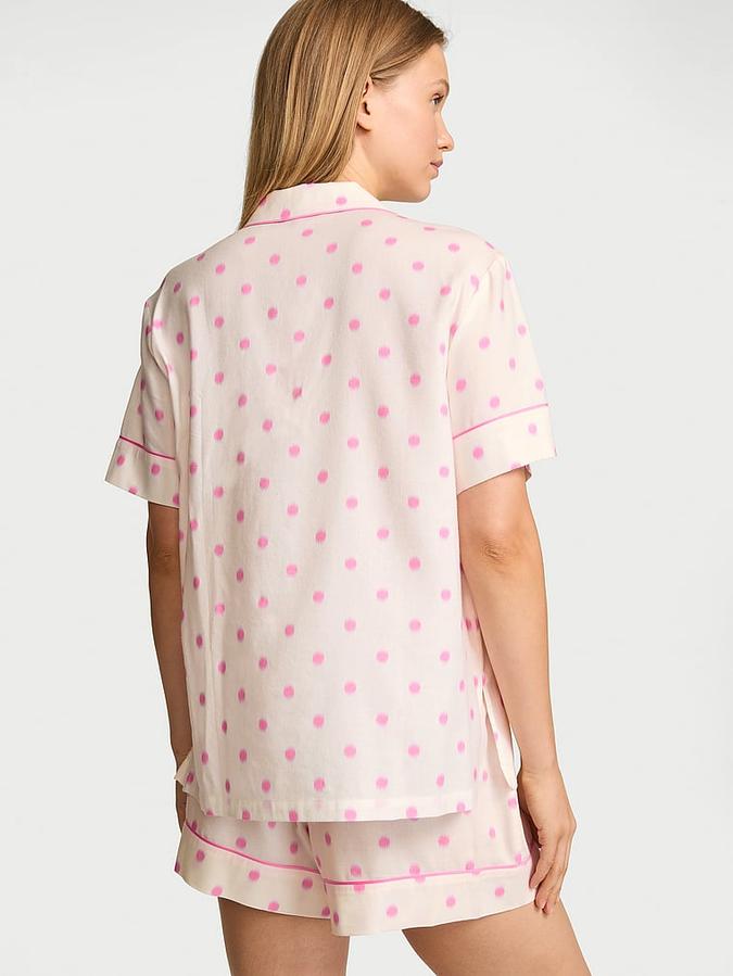 Flannel Short Pajama Set