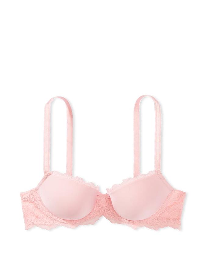 Lightly Lined Lace Trim Demi Bra image number 2