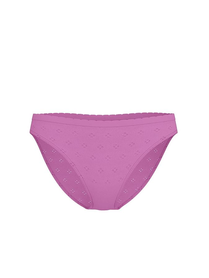 Seamless Eyelet Bikini Panty image number 2