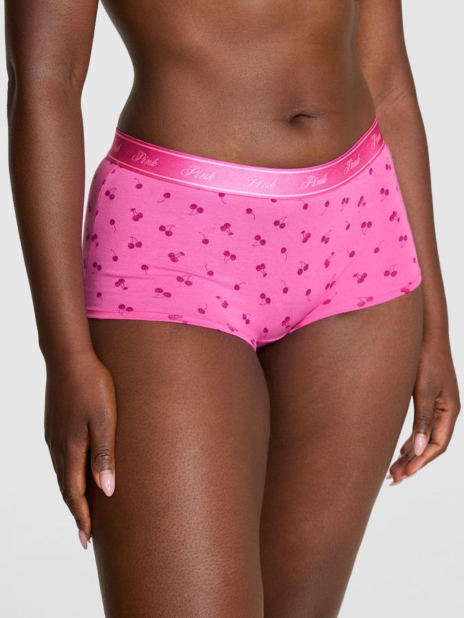 Logo Cotton Boyshort Panty