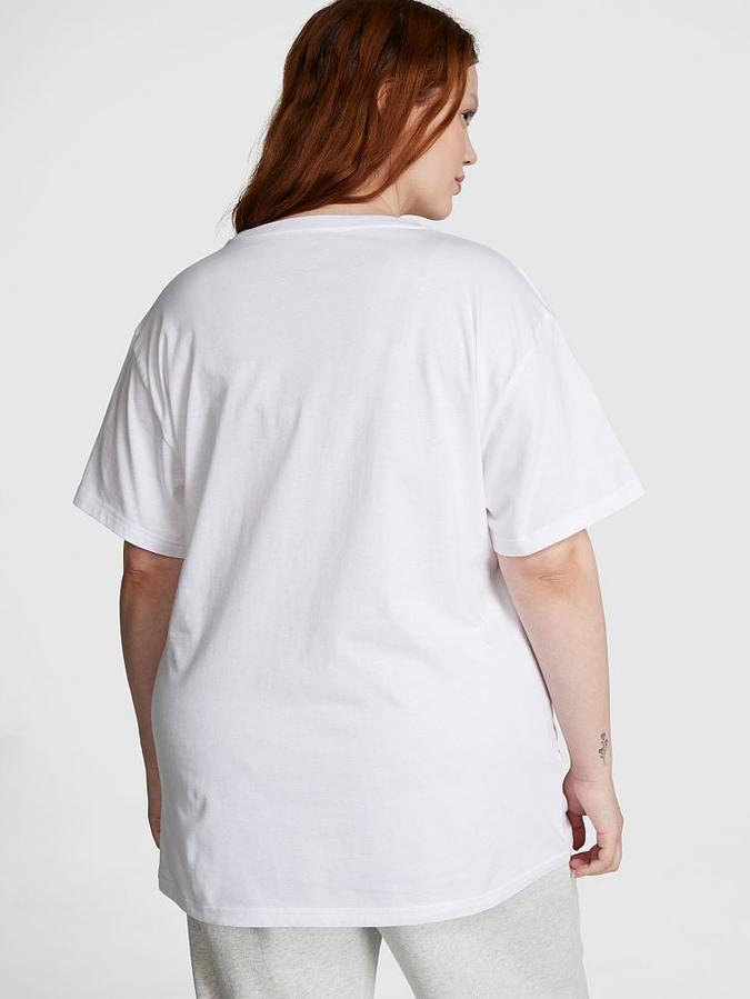 Oversized Short-Sleeve Campus T-Shirt image number 1