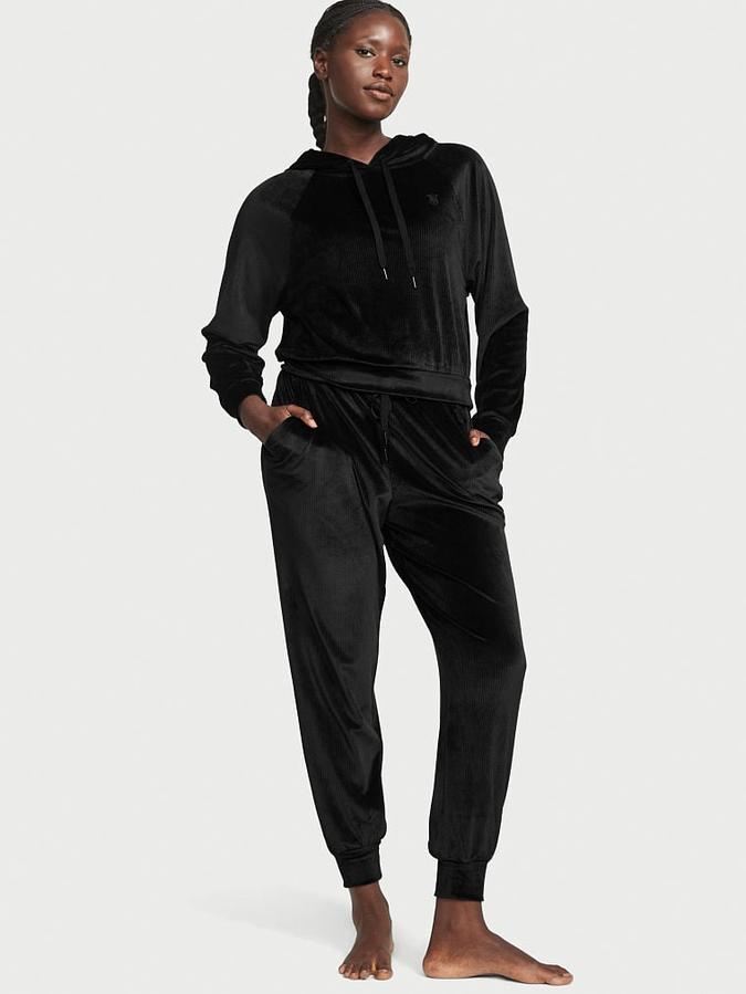 Ribbed Velour Jogger image number 3