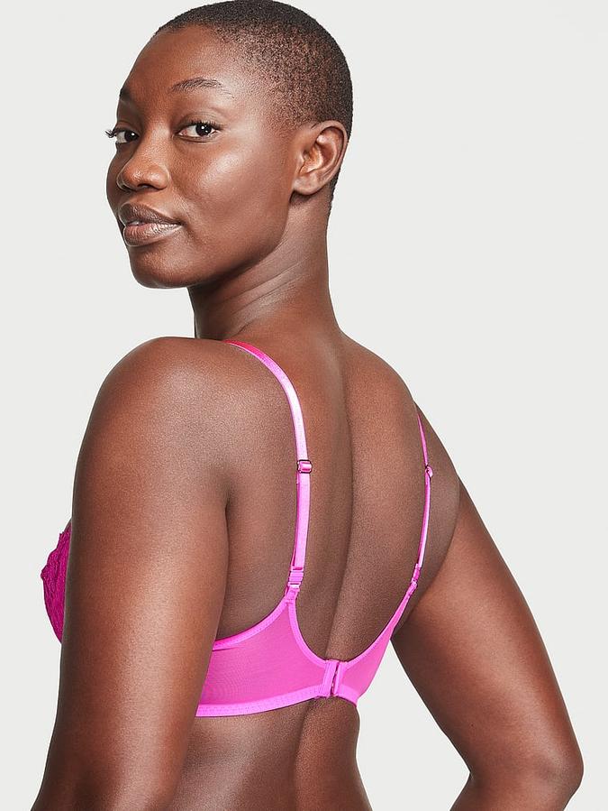 Wicked Unlined Lace Balconette Bra image number 1