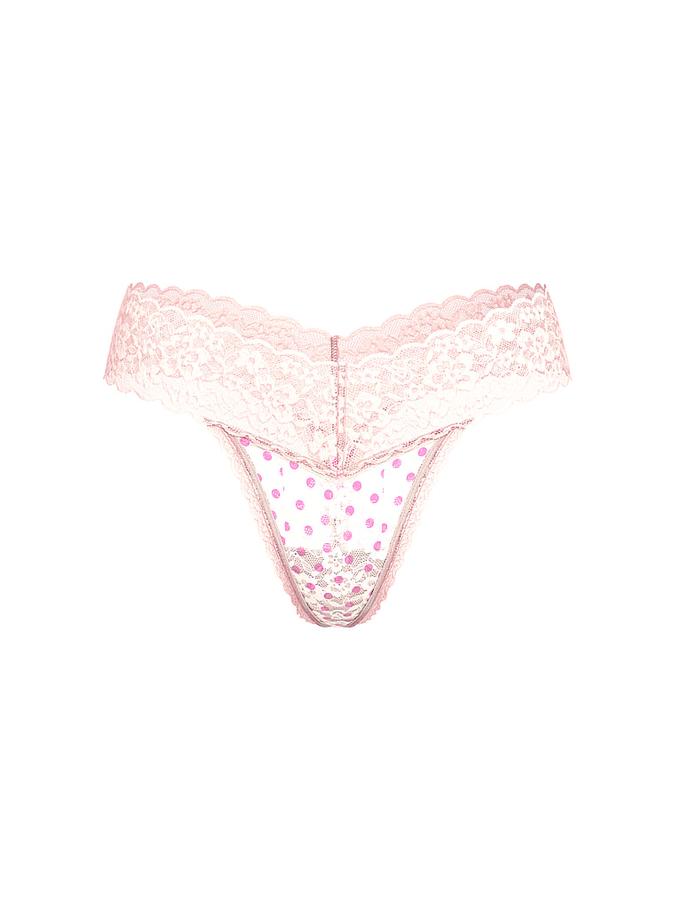 Blossom Lace Thong Panty image number 1