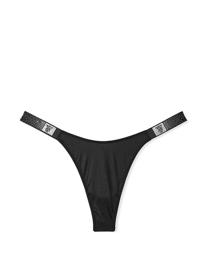 Scattered Shine Strap Thong Panty image number 1