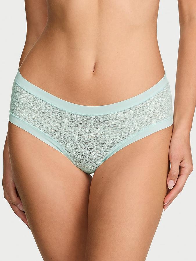No-Show Leopard Lace Cheeky Panty