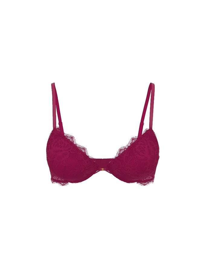 Bombshell Add-2-Cups Rose Lace Push-Up Bra image number 2