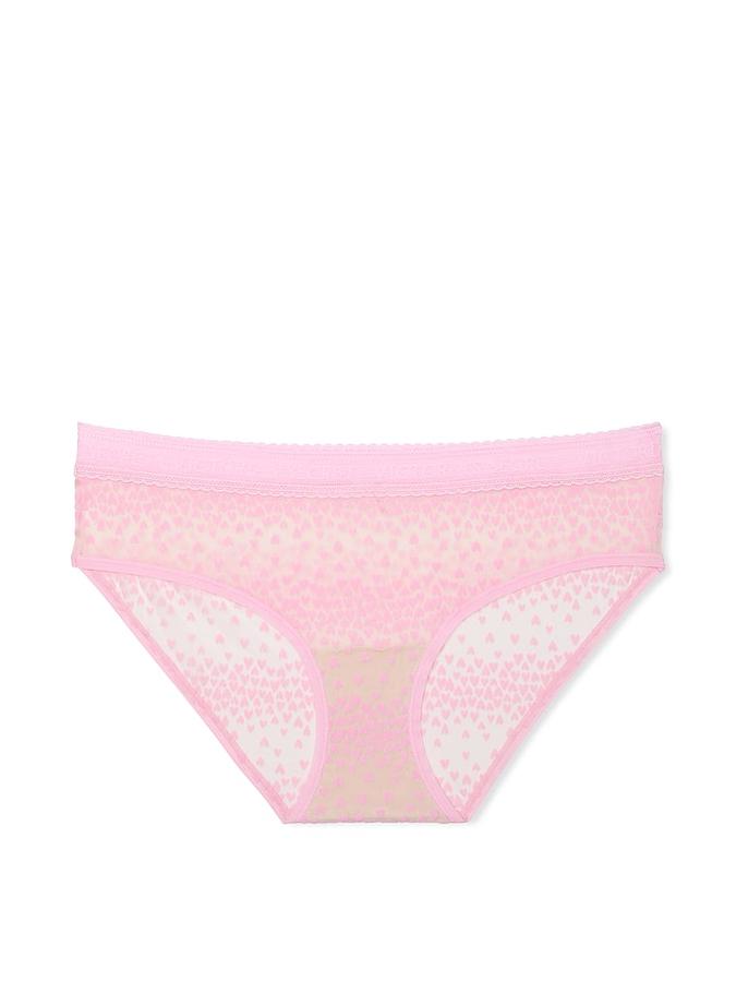 Logo Flocked Hearts Hiphugger Panty image number 2