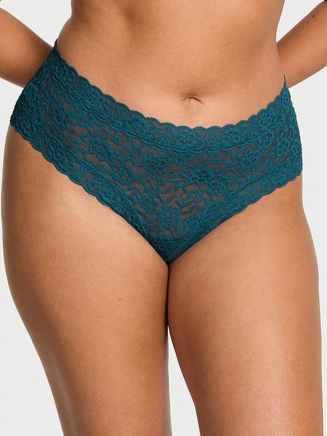 Lace Strappy-Back Cheeky Panty