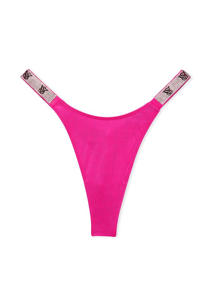 Shine Strap Thong Panty image number 0