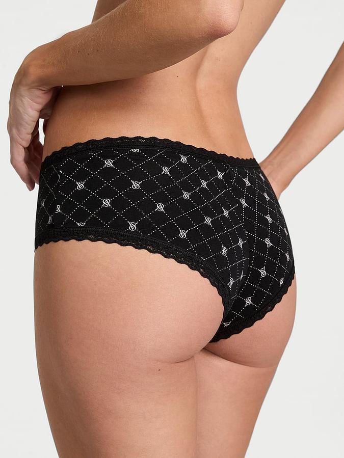 Cotton Lace-Waist Cheeky Panty