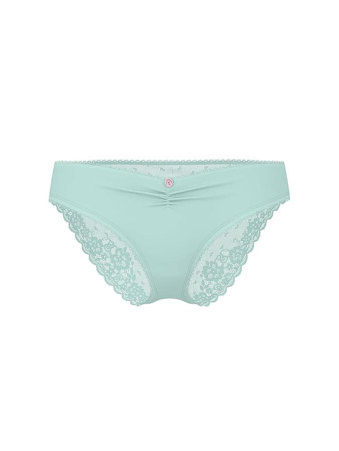 Stretch Cotton Heart Lace Hiphugger Panty image number 2
