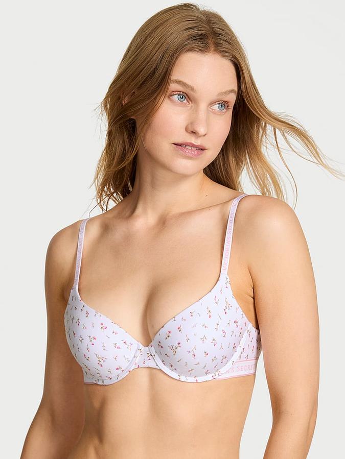 Multicolor Lightly Lined Cotton Demi Bra Lightly Lined Cotton Demi Bra