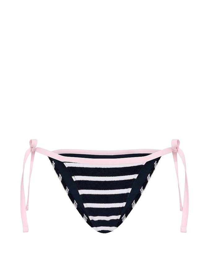 Low-Rise Side-Tie Cheeky Bikini Bottom image number 2