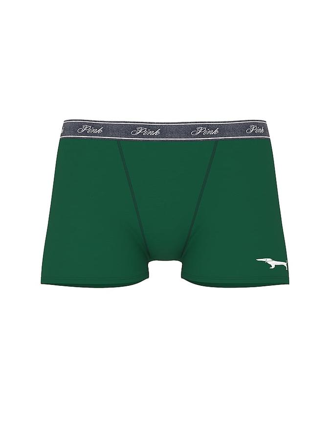 Logo Cotton High-Waist Boyshort Panty image number 2