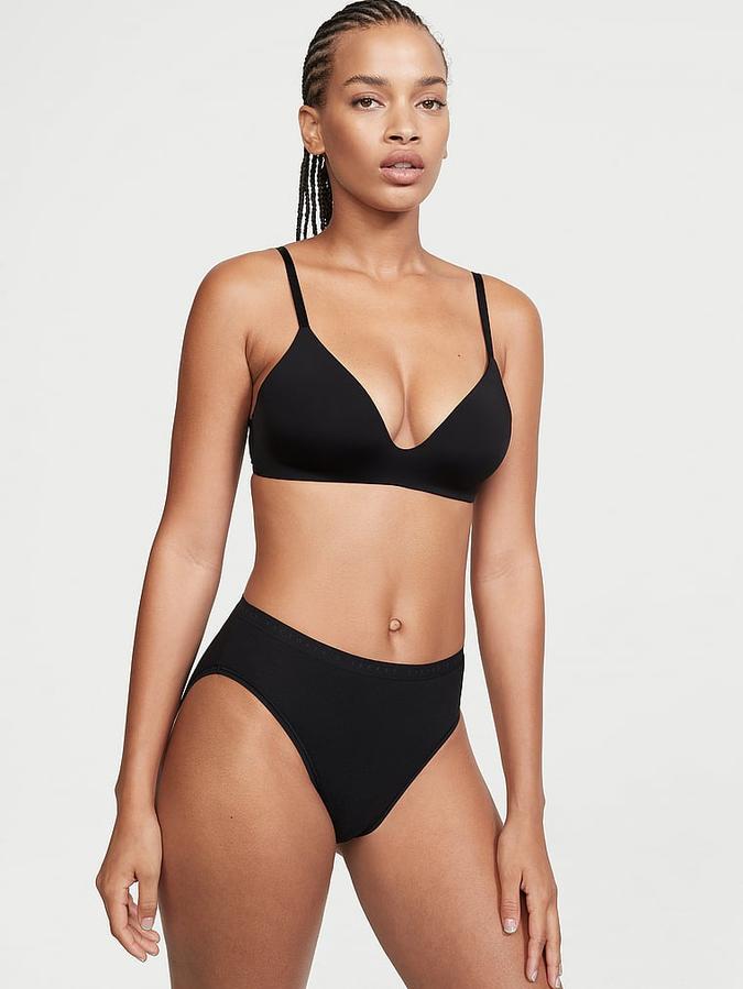 Stretch Cotton High-Leg Brief Panty image number 0