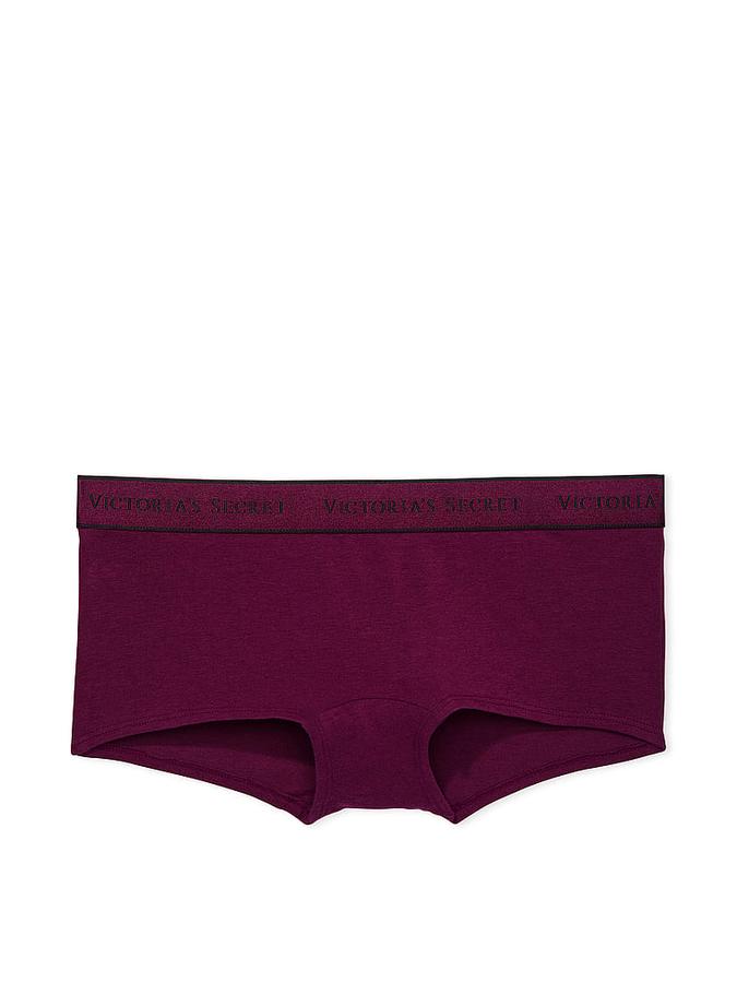 Logo Cotton Boyshort Panty image number 2