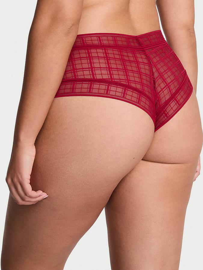 Plaid Lace Cheeky Panty