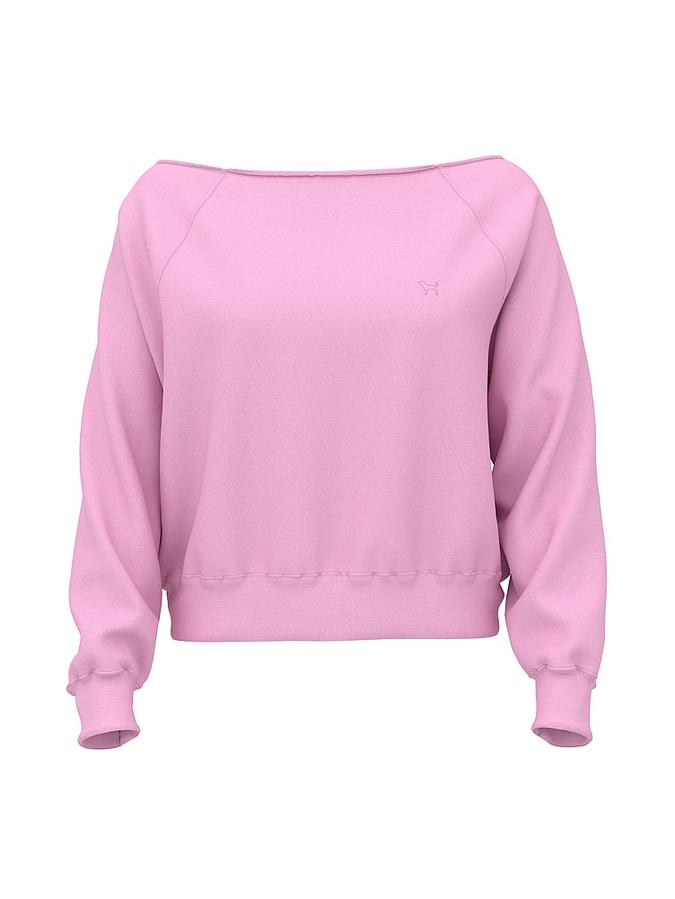 Ivy Fleece Off-The-Shoulder Sweatshirt image number 2