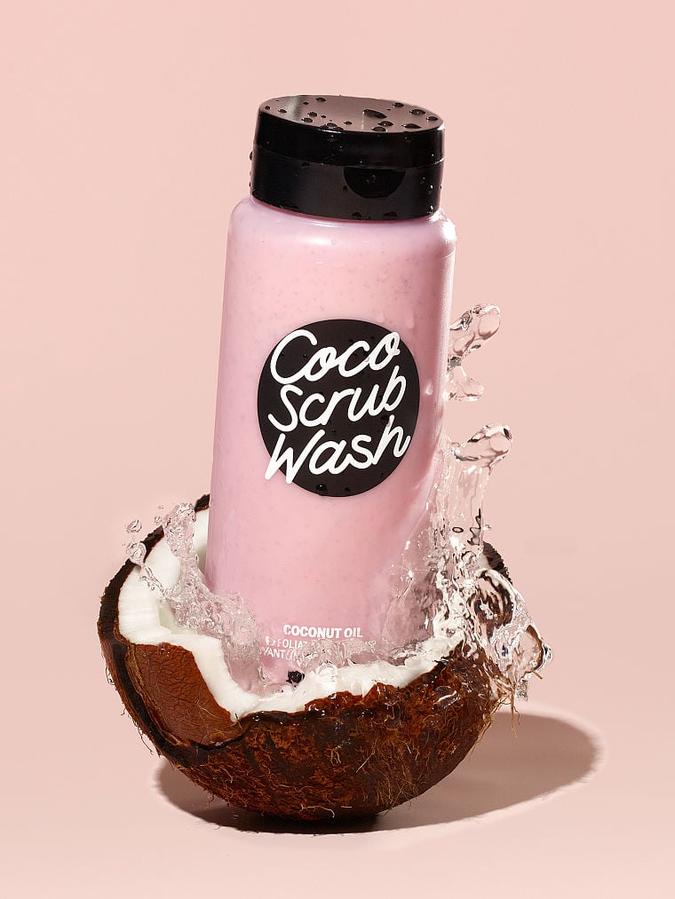 Pink Coconut Exfoliating Body Wash With Coconut Oil image number 3