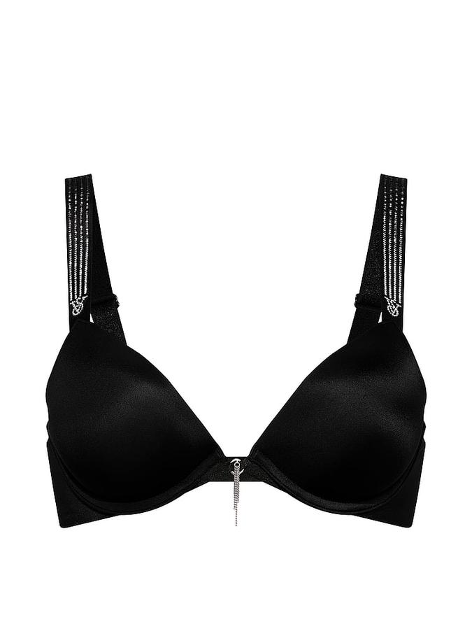 Ombr&eacute; Stripe Shine Strap Push-Up Bra image number 2
