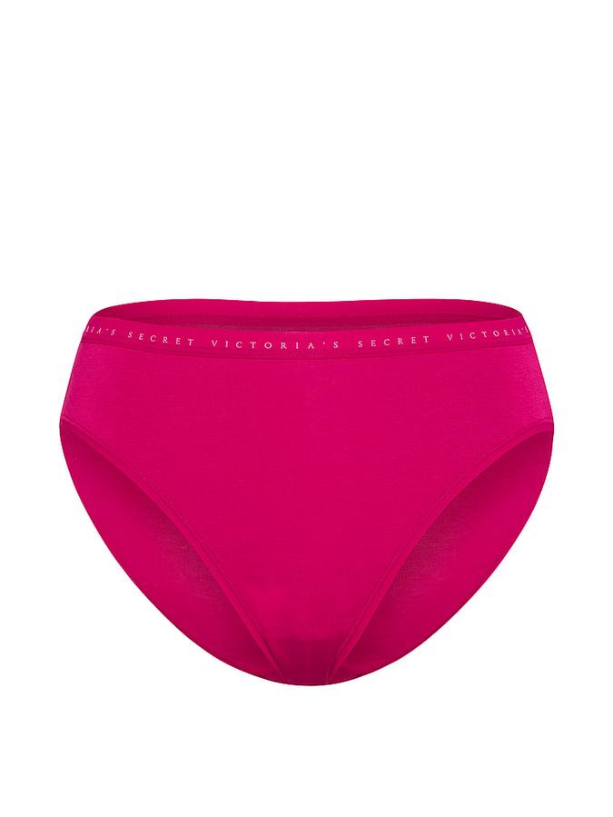 Stretch Cotton High-Leg Brief Panty image number 2