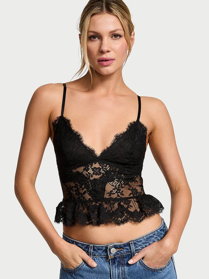 Dare to Dream Lace Flounce Bra Top image number 0