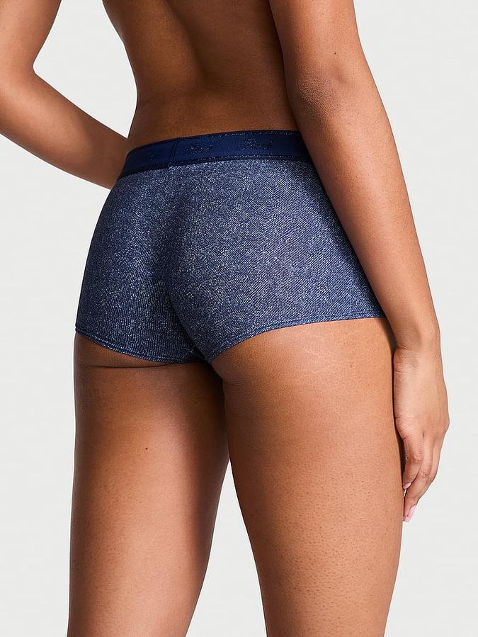 Logo Cotton Boyshort Panty image number 1
