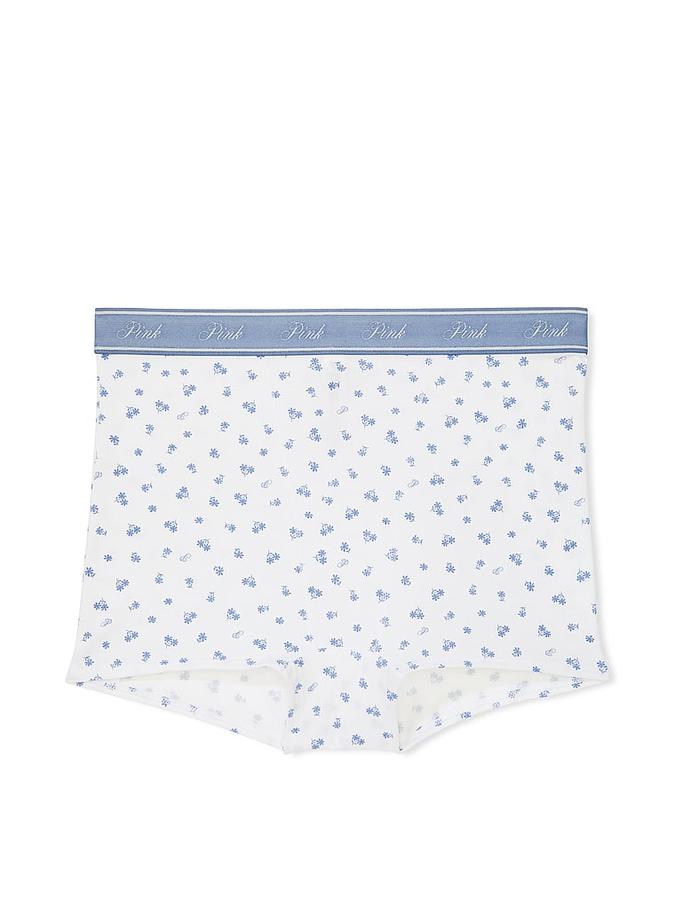 Logo Cotton High-Waist Boyshort Panty image number 2