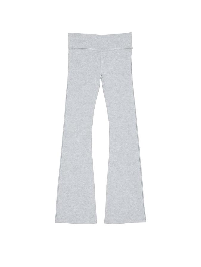 All-Day Cotton Foldover Flare Leggings image number 2