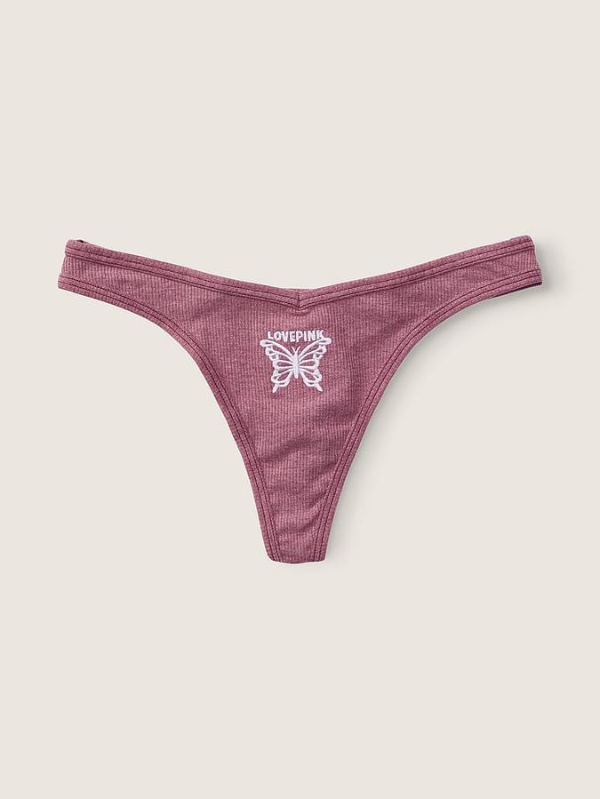 Cotton Thong Panty image number 1